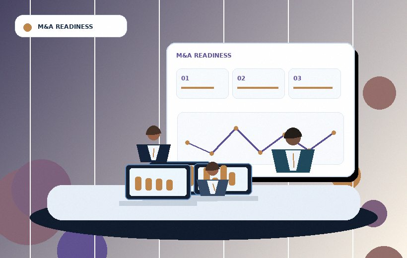 Transaction readiness for M&A readiness, integration and separation control.